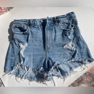 Abercrombie &fitch high rise mom shorts
